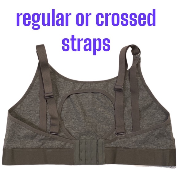 👶(M) Adj Band/Strap Length Convertible X NURSING/MATERNITY Bra Drop-down Cups - Picture 3 of 10